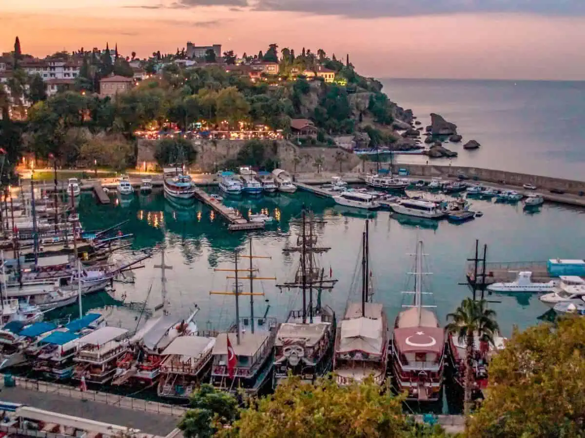 sunset old harbor 2 days in antalya itinerary turkish riviera