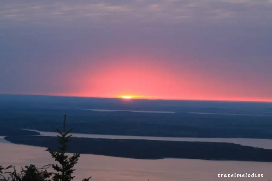 Sunrise at Acadia National Park