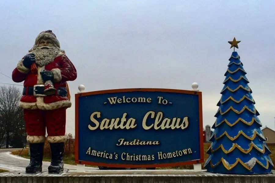 christmas in santa claus indiana