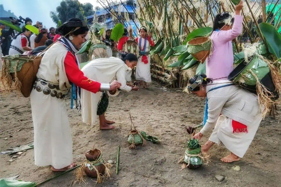 Cleansing Process Darkha DarchaNyokum Yullo Festival of Nyishi Tribe
