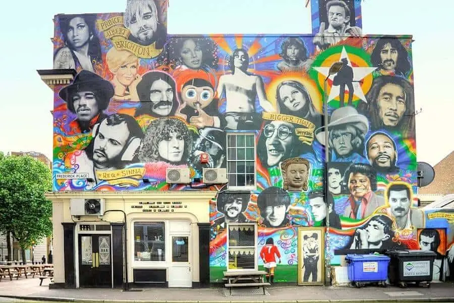 Day trip from London to Brighton street art Faraway Notes