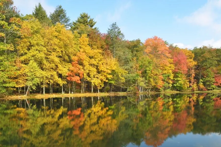 Fall weekend getaway to Poconos in East Coast USA