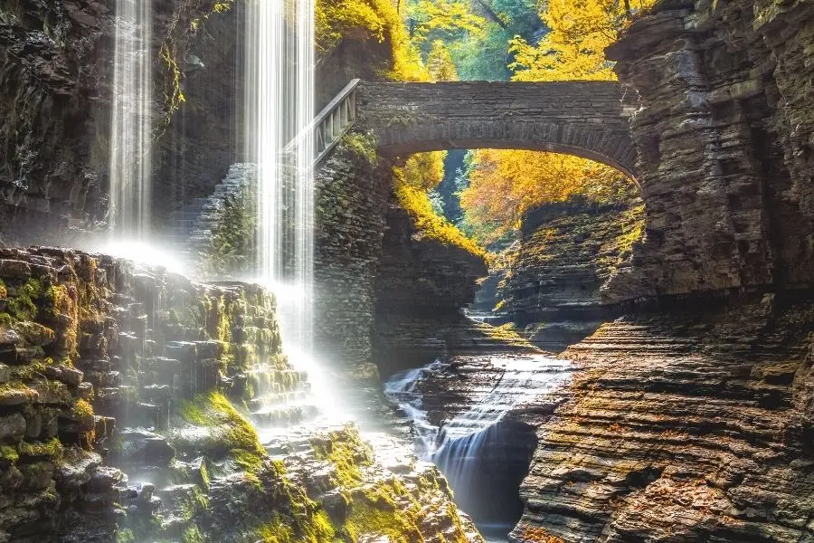 Fall weekend at Finger Lakes Watkins Glen state park