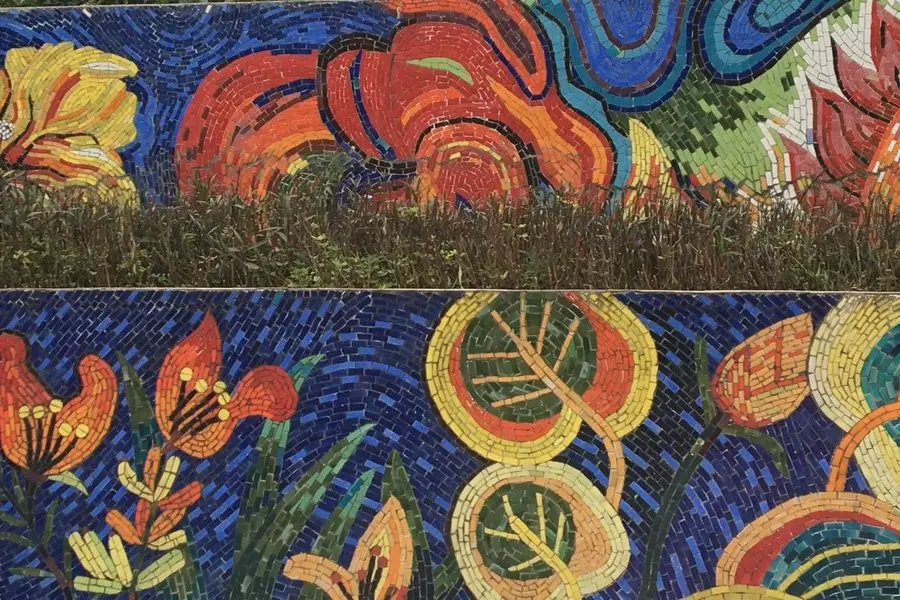 Hanoi world's longest mosaic mural wall 