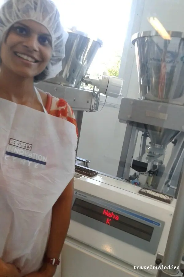 Hershey world chocolate bar making