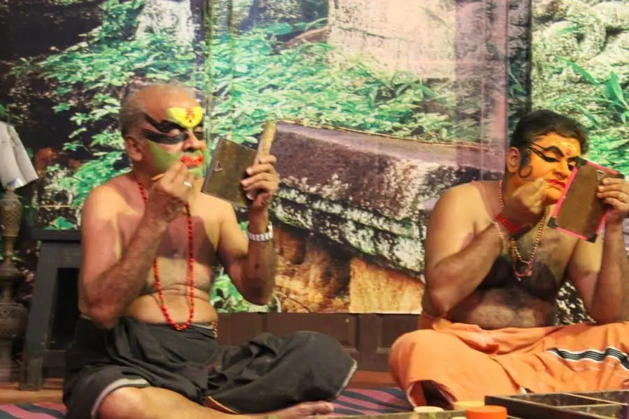 kathakali elaborate makeup in kochi