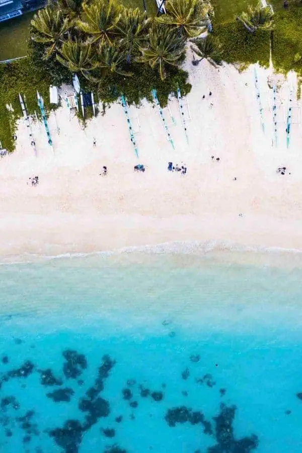 Lanikai beach Hawaii USA west coast beaches Faraway Notes