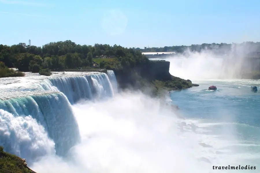 Views from Niagara falls observation deck