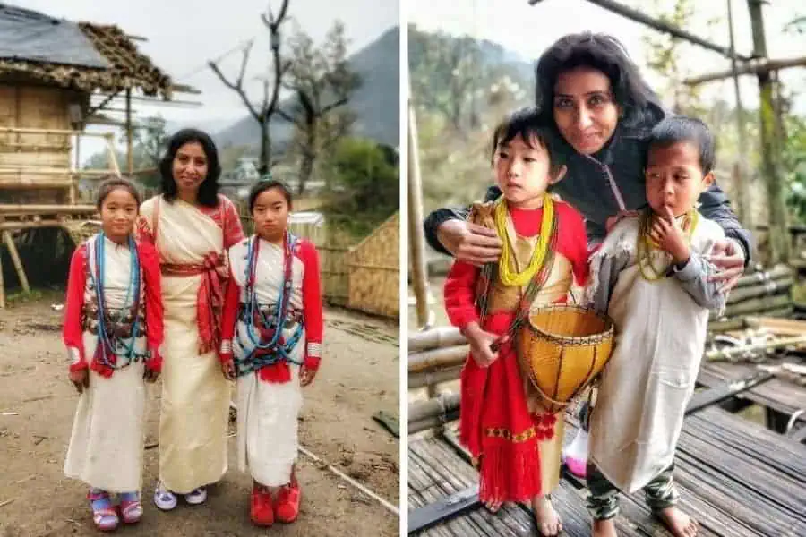 Nyishi Tribe Kids Yazali Nyokum