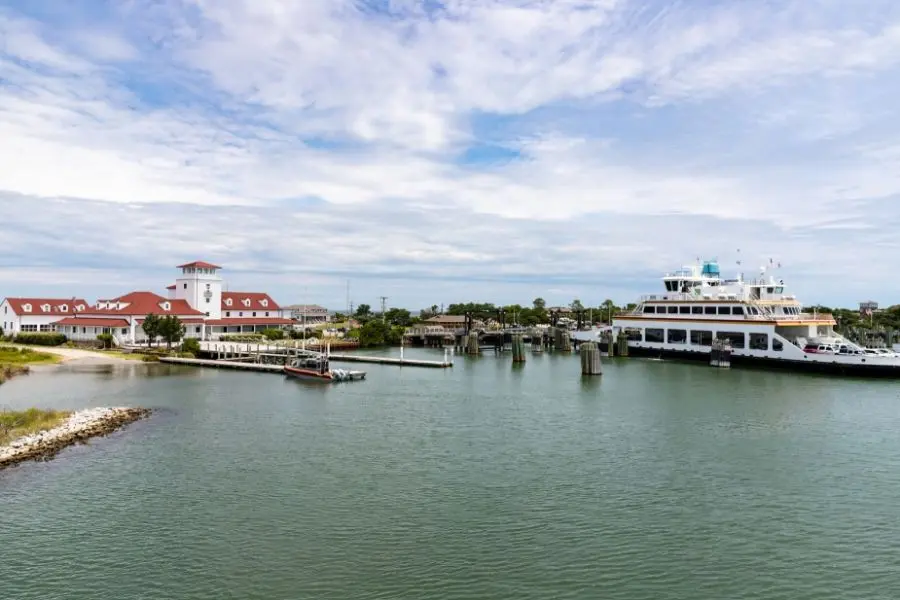 Outer banks ferry port