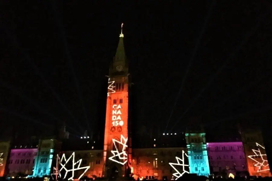 Philadelphia to Canada Light& sound show Ottawa Faraway Notes