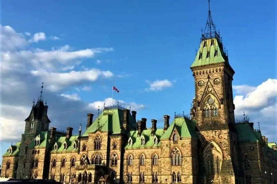 Philadelphia to Canada Parliament Hill Ottawa Faraway Notes