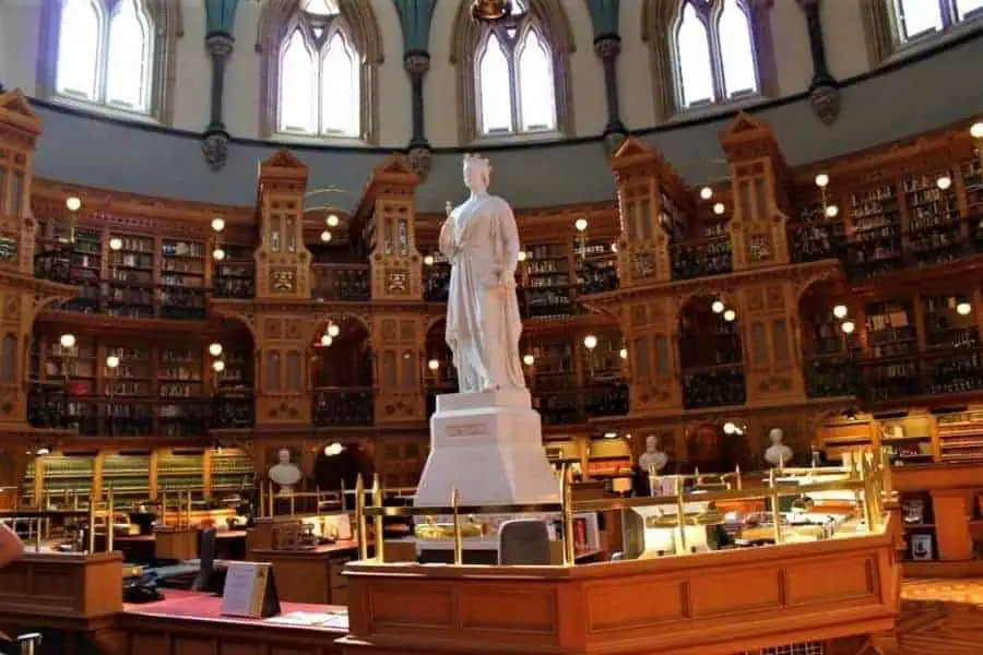 Philadelphia to Canada Parliament library Ottawa Faraway Notes