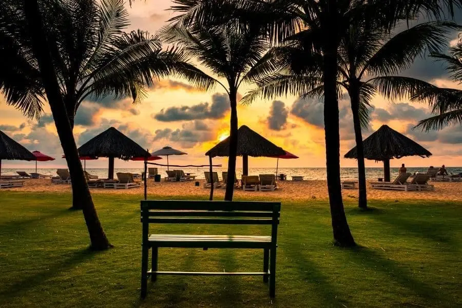 Phu Quoc hotels beach sunset