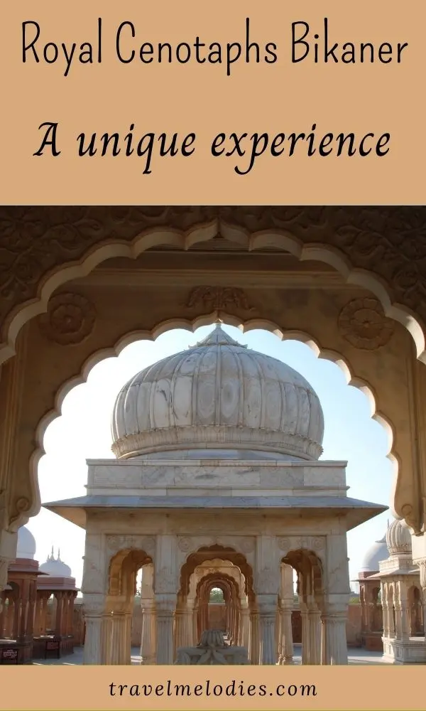 Royal Cenotaphs bikaner rajasthan pin Faraway Notes