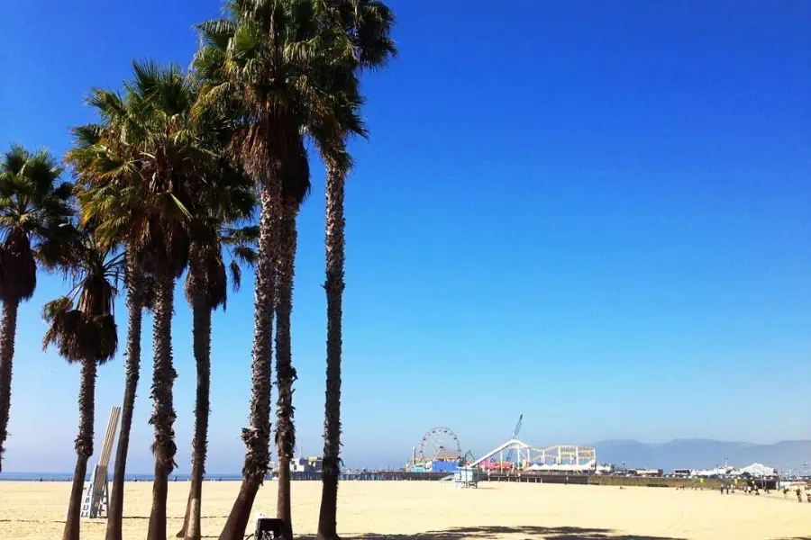 Santa Monica beach California USA west coast beaches Faraway Notes