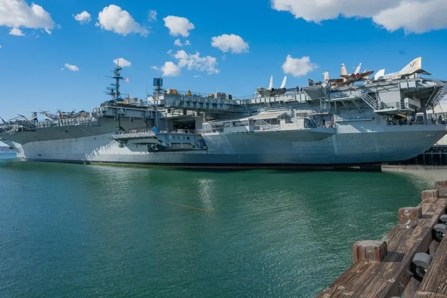 USS Midway San Diego California USA museum Faraway Notes
