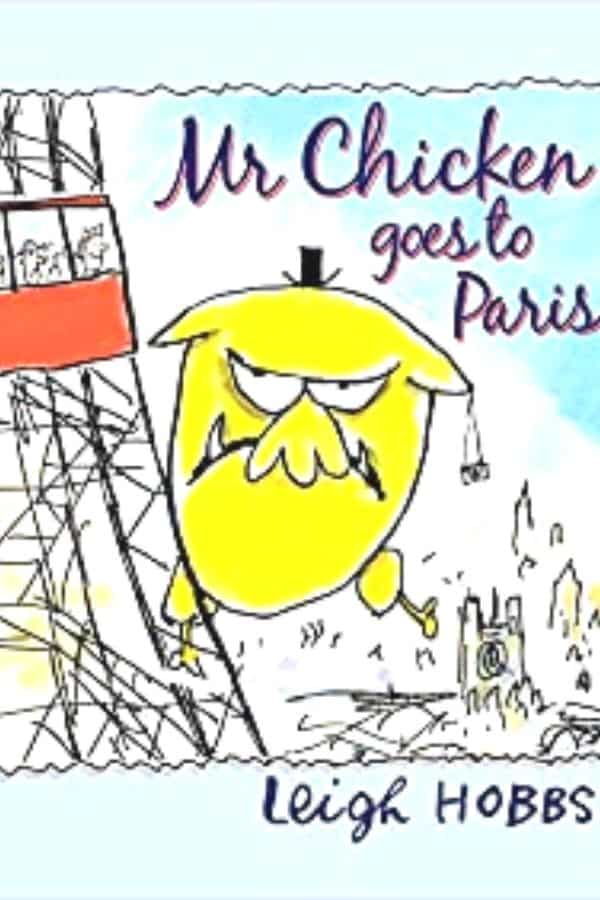 Kids book Mr chicken goes to Paris