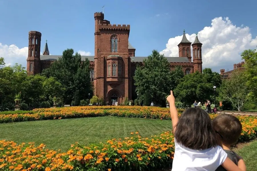 Washington DC Smithsonian Castle best spring destination by Faraway Notes