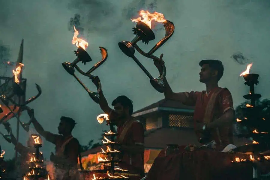 a spiritual experience ganga aarti varanasi india Indian culture and traditions