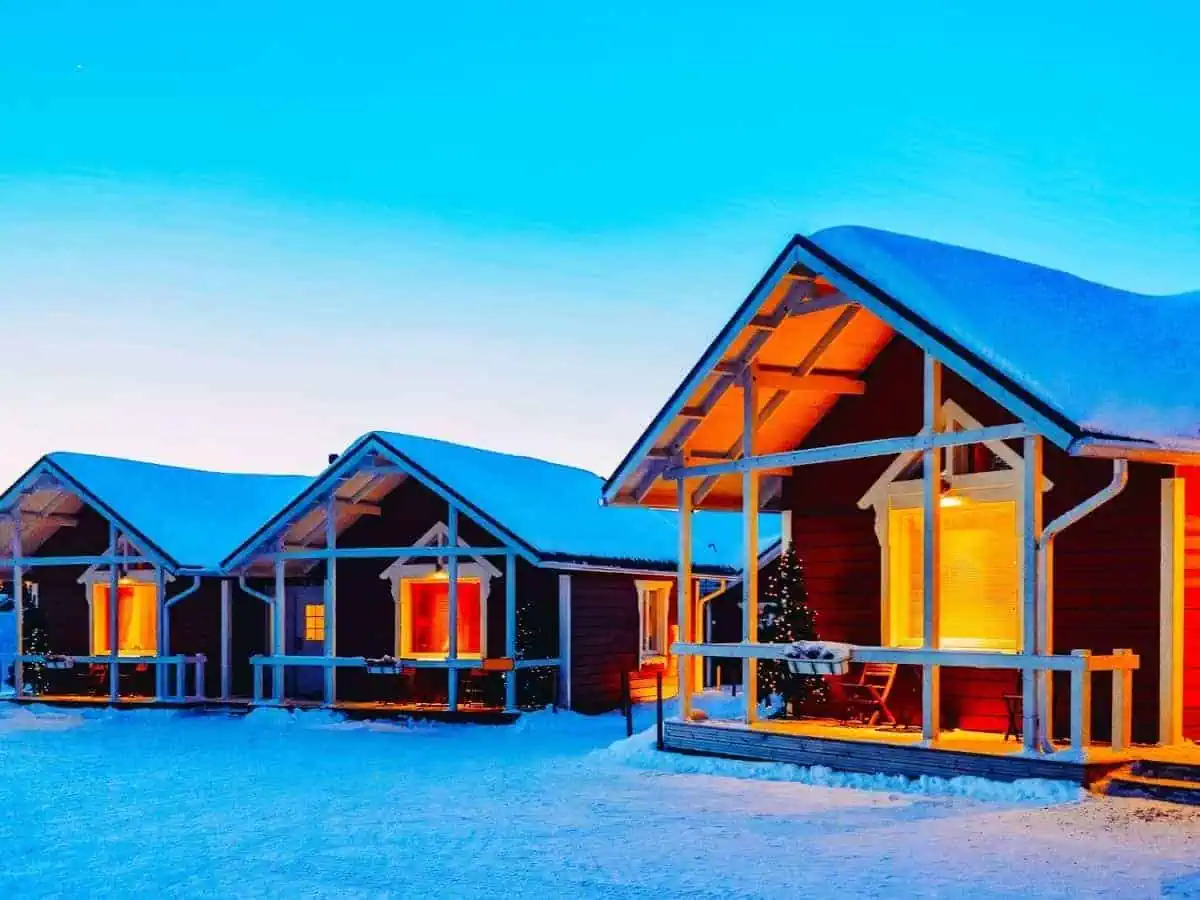 accommodation in rovaniemi santa clause holiday village