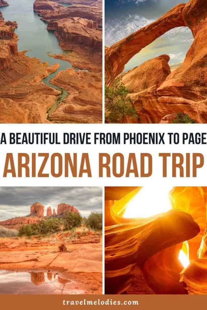 arizona road trip phoenix az page az itinerary