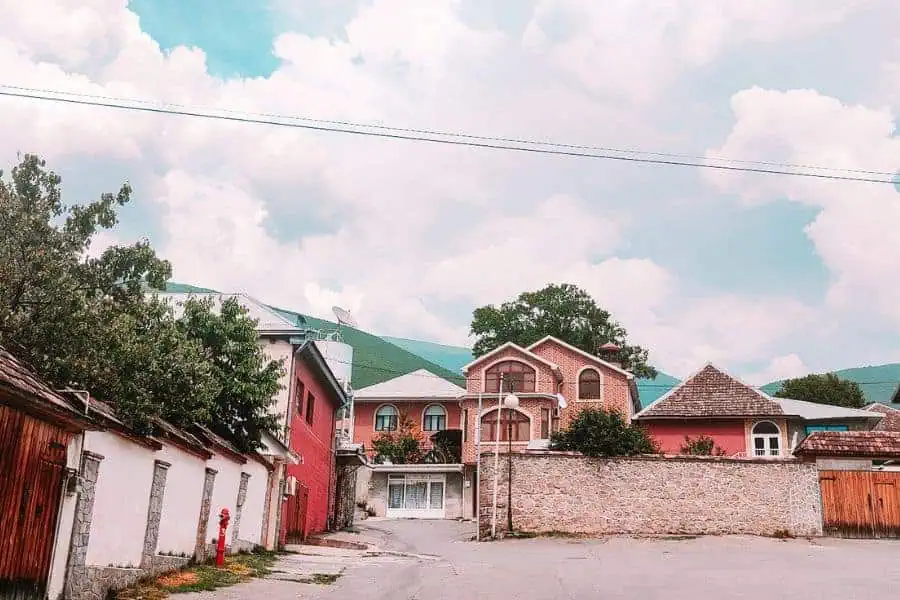 sheki old town yukhari bash
