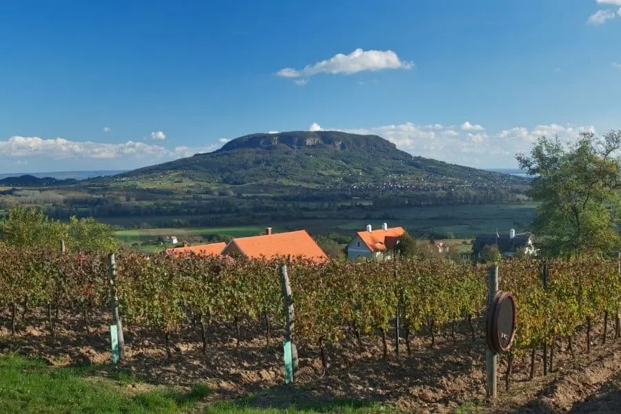 Badacsony lake balaton hungary
