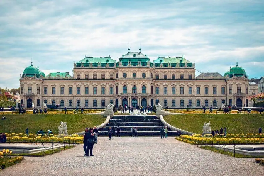 belvedere palace vienna austria