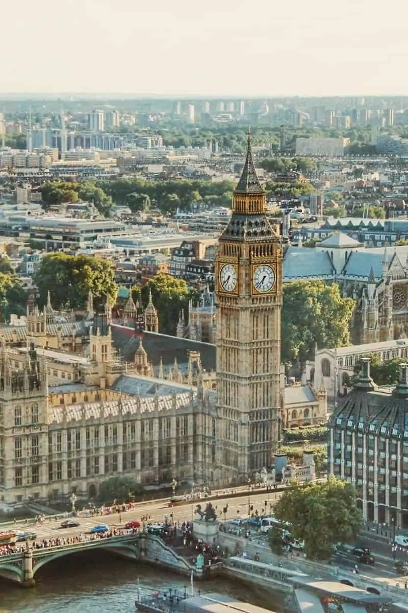 big ben and houses of parliament in london united kingdom