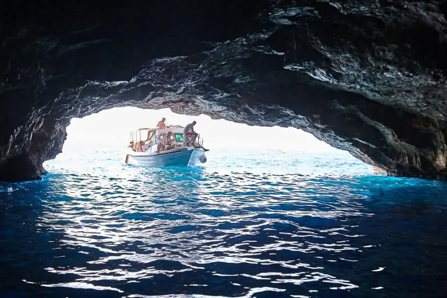 blue cave montenegro balkans