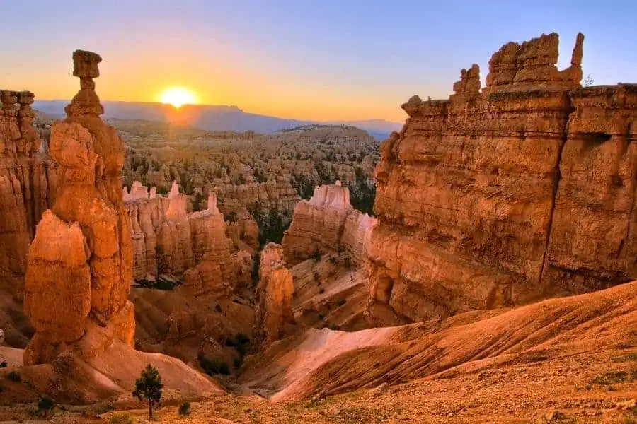 bryce canyon sunset