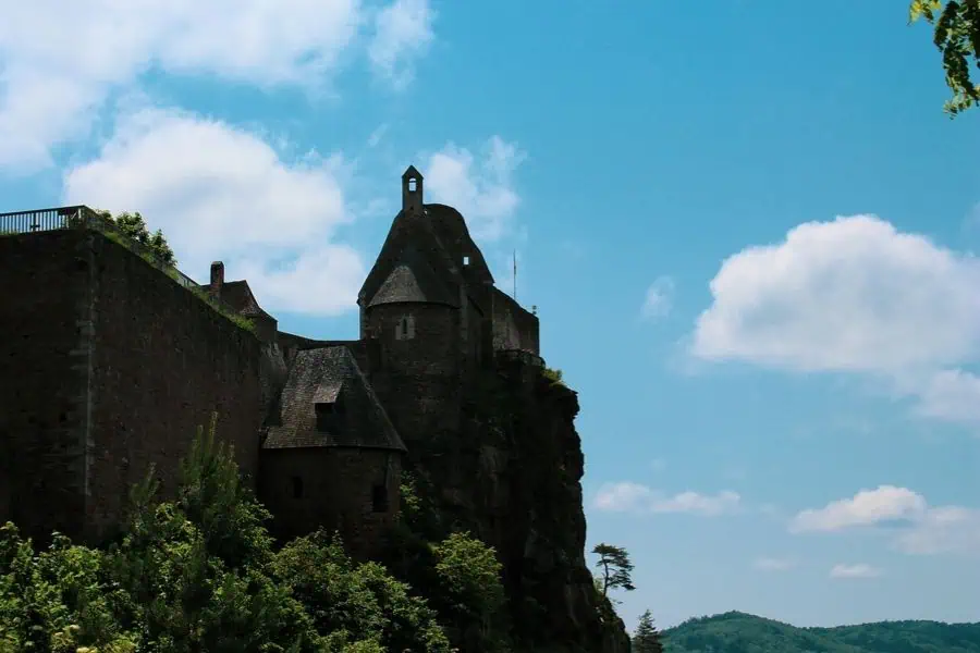 burgruine aggstein ruins wachau austria