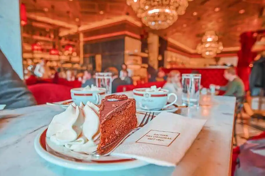 cafe sacher vienna austria europe cafes iconic