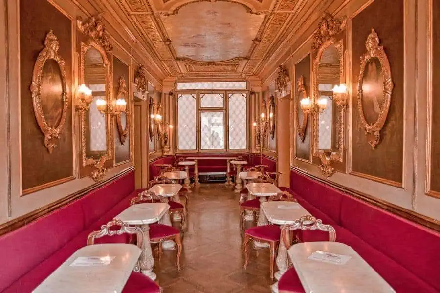 caffe florian cafe venice oldest cafe in europe