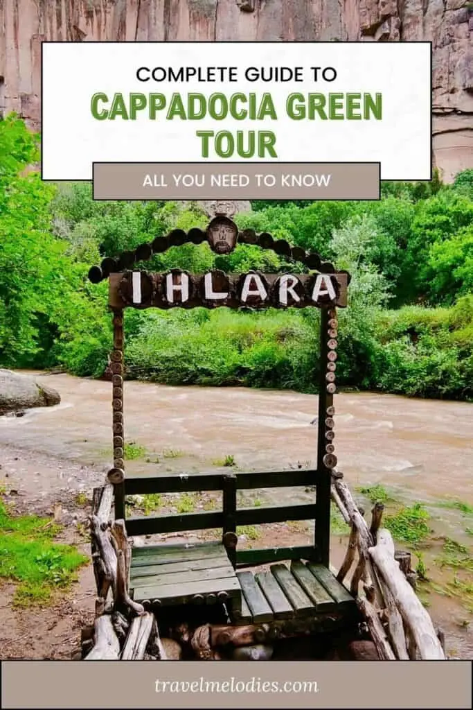 cappadocia green tour turkey turkiye pinterest graphic