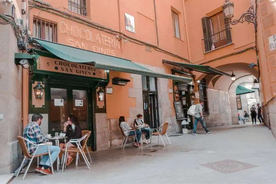 chocolatería san ginés, madrid spain europe cafes beautiful pretty old historic