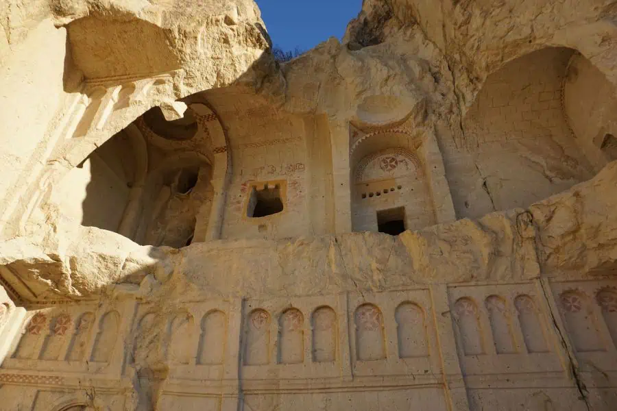 dark church goreme open air museum cappadocia turkey