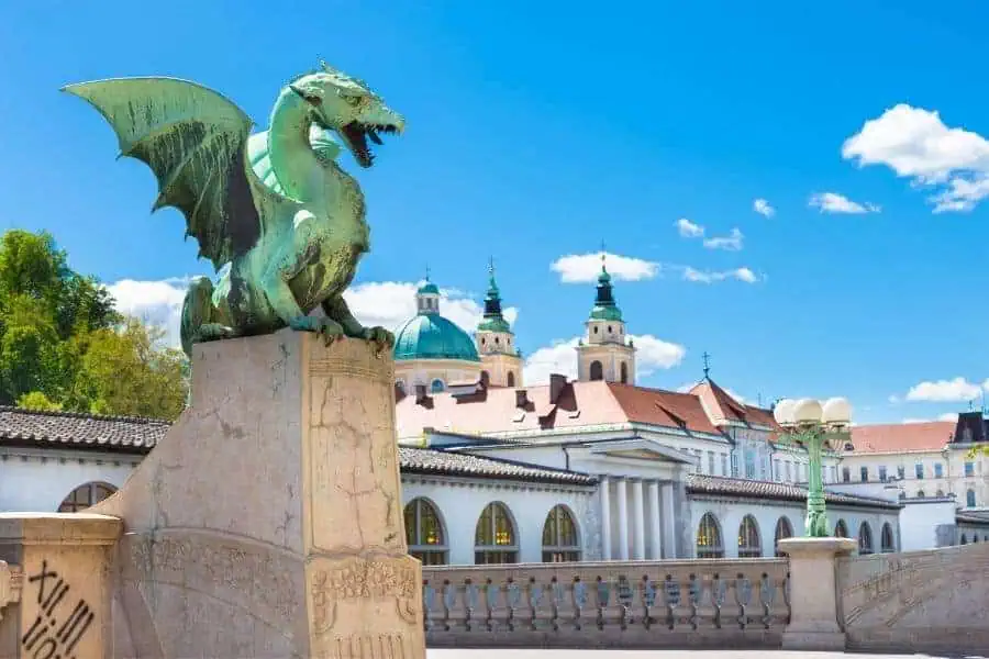 dragon bridge ljubljana slovenia