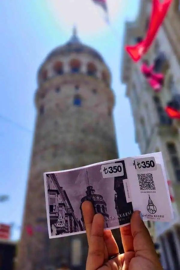 entrance tickets galata tower