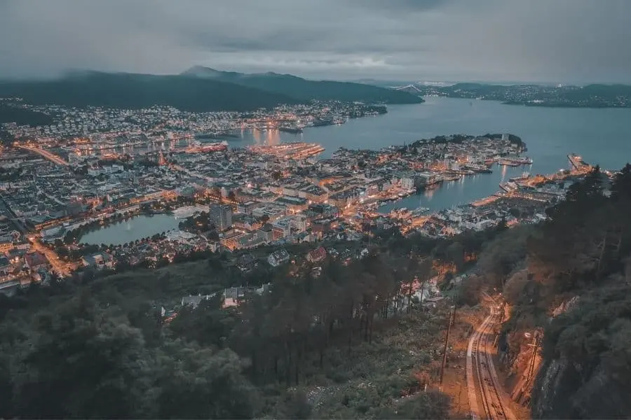Fløibanen Funicular best things to do in bergen norway