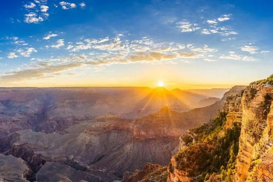 grand canyon sunrise yavapai point