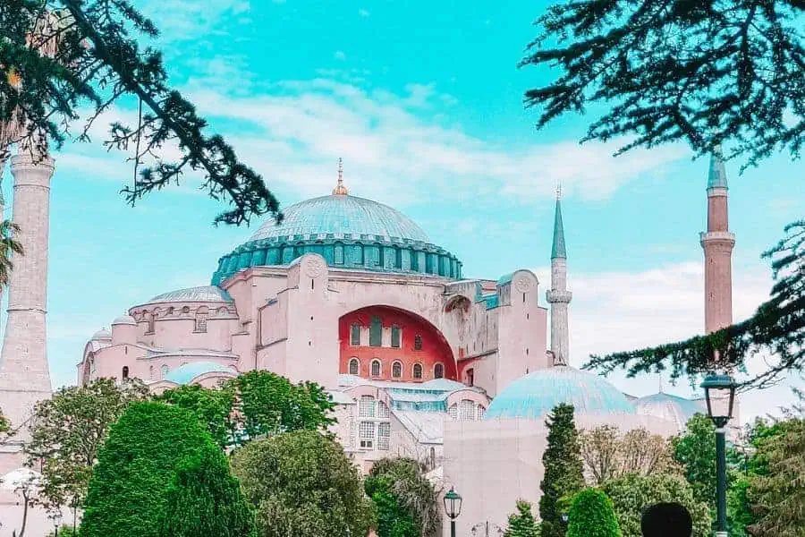 hagia sophia sultanahmet istanbul turkey 7 day itinerary