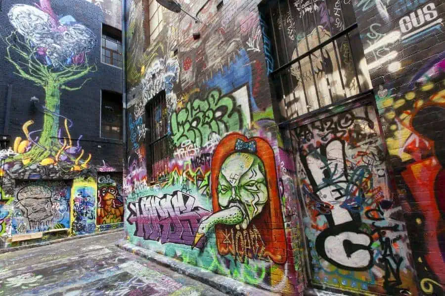 hosier lane cbd melbourne cultural things to do australia street art