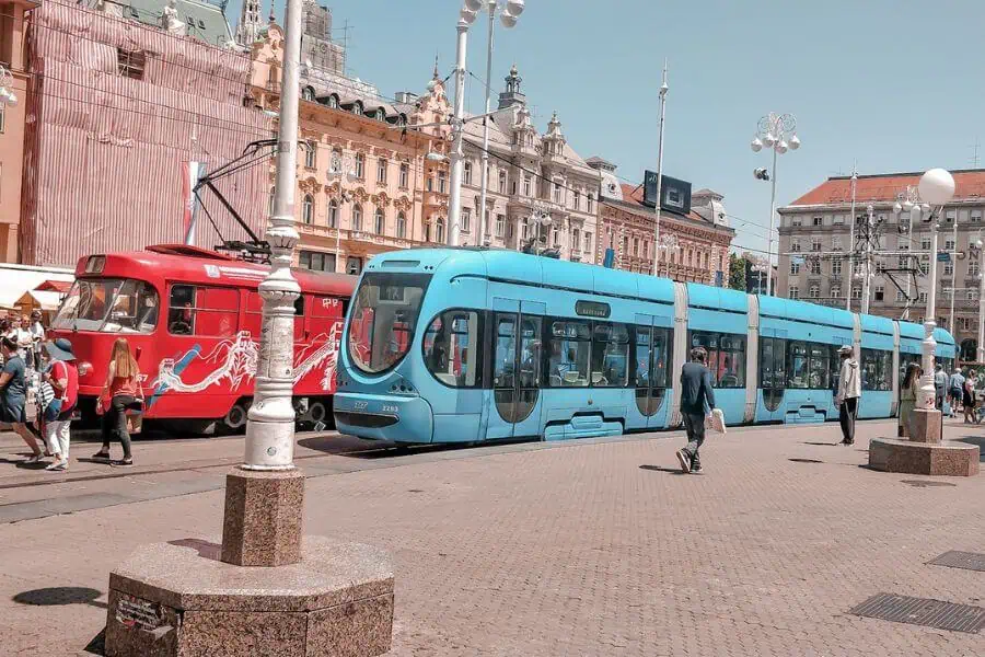 trams in zagreb
