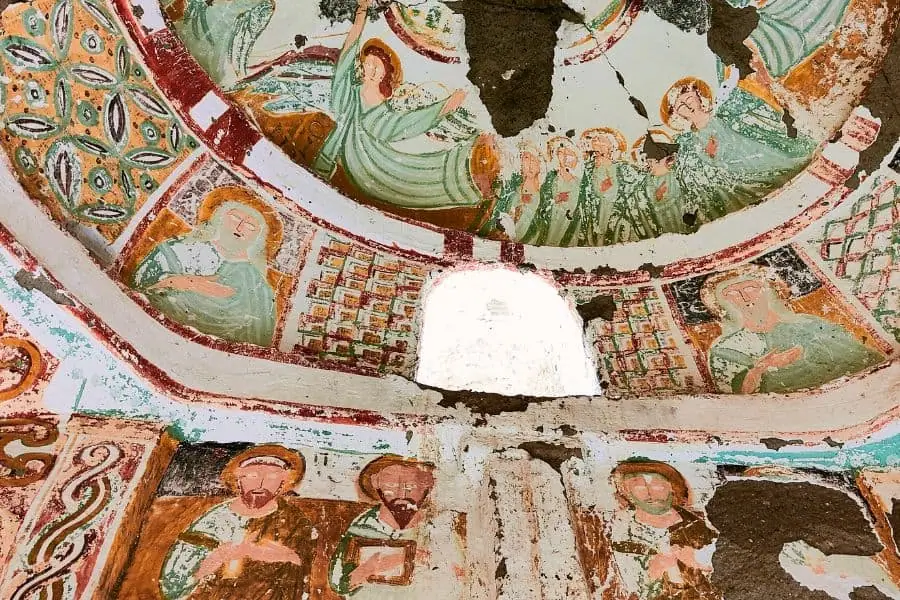 ihlara valley frescoes church agacalti kilise cappadocia green tour