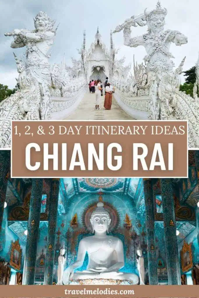 itinerary travel chiang rai pinterest graphic