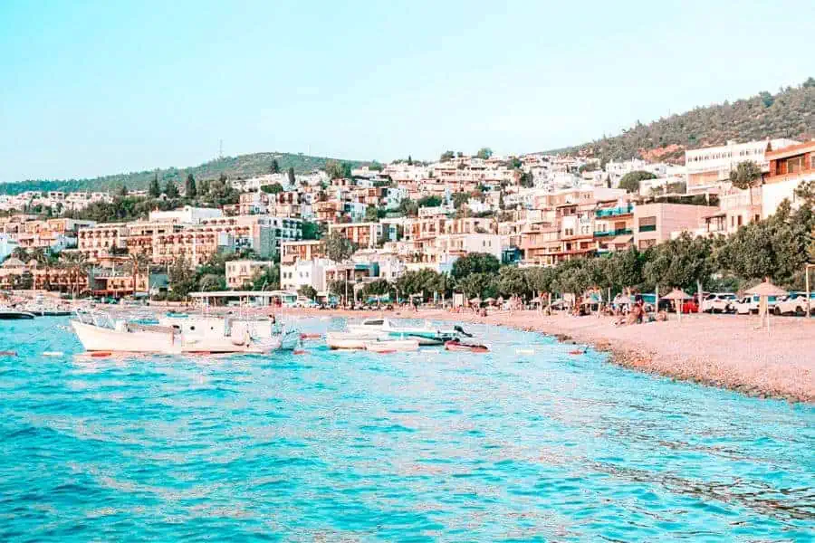 itinerary turkey bodrum beach