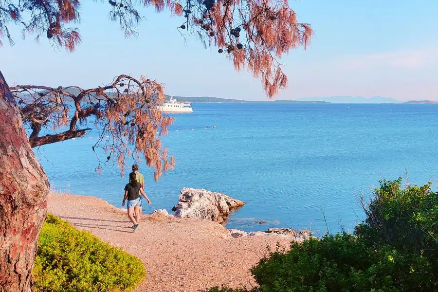 koyu ortunc bay cunda island ayvalik turkey
