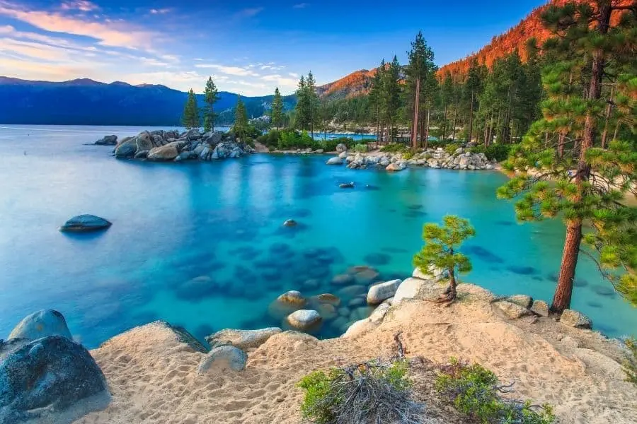 lake tahoe sierra nevada west coast usa
